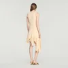 Asymmetrische gebreide jurk Asymmetrische gebreide jurk