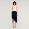 Asymmetrische gebreide rok Asymmetrische gebreide rok