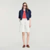 Bermudashort van gewassen jeans