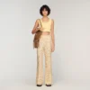Broek met bloemenprint Broek met bloemenprint