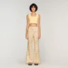 Broek met bloemenprint Broek met bloemenprint
