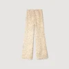 Broek met bloemenprint Broek met bloemenprint