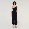 Broek met wijde pijpen en strass-steentjes Broek met wijde pijpen en strass-steentjes