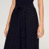 Broek met wijde pijpen en strass-steentjes Broek met wijde pijpen en strass-steentjes