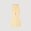 Broek van gebreide stof met strass-steentjes Broek van gebreide stof met strass-steentjes