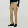 Elastische broek met rechte pijpen Elastische broek met rechte pijpen