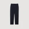 Elastische broek met rechte pijpen Elastische broek met rechte pijpen