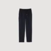 Elastische broek met rechte pijpen Elastische broek met rechte pijpen