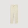 Elastische broek met rechte pijpen Elastische broek met rechte pijpen