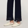 Geborduurde gebreide broek Geborduurde gebreide broek