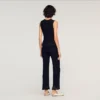 Geborduurde gebreide broek Geborduurde gebreide broek