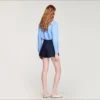 Geborduurde katoenen korte broek Geborduurde katoenen korte broek