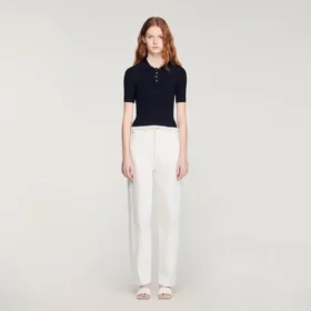 Gebreid poloshirt