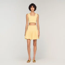 Gebreide crop top