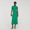 Gebreide maxi-jurk Gebreide maxi-jurk