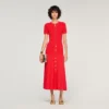 Gebreide maxi-jurk