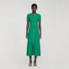 Gebreide maxi-jurk Gebreide maxi-jurk