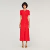 Gebreide maxi-jurk
