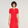 Gebreide maxi-jurk
