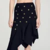 Gebreide rok met studs