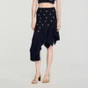 Gebreide rok met studs