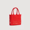 Gehaakte tas met studs