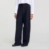 Gestreepte broek met wijde pijpen Gestreepte broek met wijde pijpen