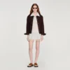 Gestreepte katoenen skort Gestreepte katoenen skort