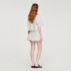 Gestreepte katoenen skort Gestreepte katoenen skort