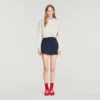 Gestreepte wollen skort Gestreepte wollen skort