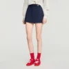 Gestreepte wollen skort Gestreepte wollen skort