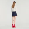 Gestreepte wollen skort Gestreepte wollen skort