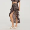 Hi-low-rok met bandana-print Hi-low-rok met bandana-print