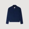 Jacket met ritssluiting en textuur