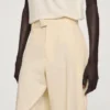 Katoenen broek met wijde pijpen Katoenen broek met wijde pijpen