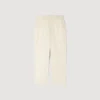 Katoenen broek met wijde pijpen Katoenen broek met wijde pijpen