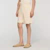 Katoenen short met broderie anglaise Katoenen short met broderie anglaise