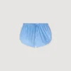 Katoenen short met kralenrand Katoenen short met kralenrand