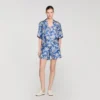 Korte broek met bloemenprint Korte broek met bloemenprint