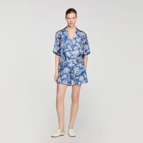Korte broek met bloemenprint