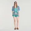 Korte broek met bloemenprint Korte broek met bloemenprint