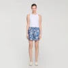 Korte broek met bloemenprint Korte broek met bloemenprint