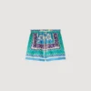 Korte broek met bloemenprint Korte broek met bloemenprint