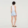 Korte, gehaakte short met hoge taille en kralenversiering Korte, gehaakte short met hoge taille en kralenversiering