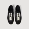 Lage sneakers van leer en suède Lage sneakers van leer en suède