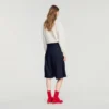 Lange geplooide wollen short Lange geplooide wollen short