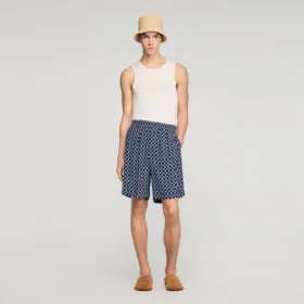 Link print zwierige shorts Link print zwierige shorts
