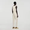 Linnen broek met elastische tailleband Linnen broek met elastische tailleband