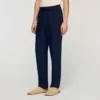 Linnen broek met rechte pijpen Linnen broek met rechte pijpen