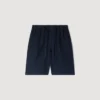 Linnen short met elastische tailleband Linnen short met elastische tailleband